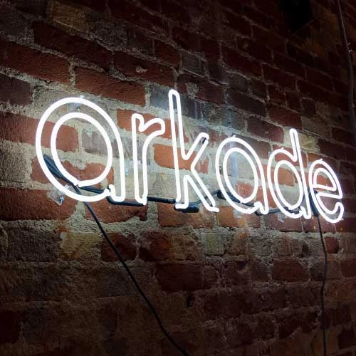 Arkade neon sign studio