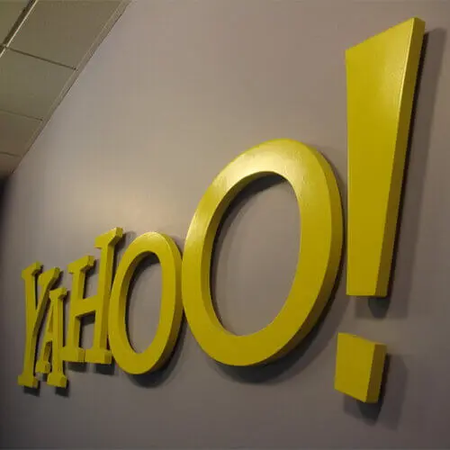 Custom dimensional letter wall sign for office lobby in Culver City, CA