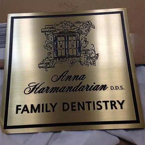 Custom-Metal-Plaques-for-dentist-office